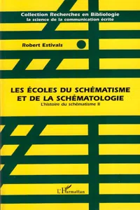 Les écoles du schématisme et de la schématologie_cover