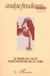 Le temps de l'acte ponctuations de la cure_cover