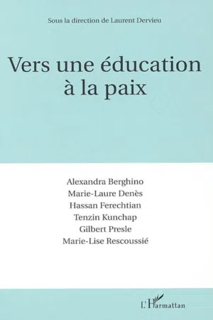 Vers une éducation à la paix