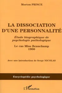 La dissociation d'une personnalité_cover