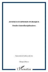 JUSTICE ET OPINION PUBLIQUE_cover