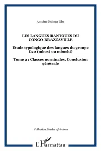 Les langues Bantoues du Congo-Brazzaville_cover