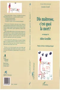 Dis maîtresse, c'est quoi la mort ?_cover