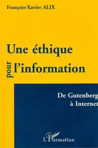 UNE ÉTHIQUE POUR L'INFORMATION_cover