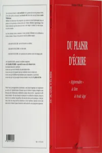 DU PLAISIR D'ÉCRIRE_cover