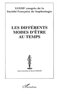 LES DIFFÉRENTS MODES D'ÊTRE AU TEMPS_cover