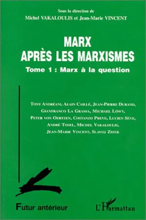 Marx après les marxistes