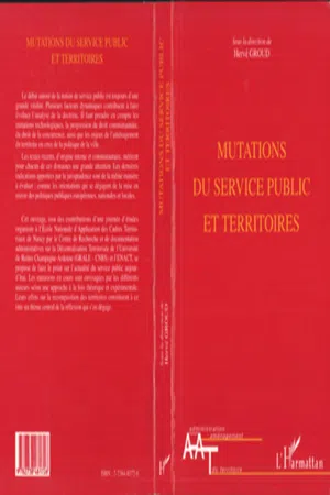 MUTATIONS DU SERVICE PUBLIC ET TERRITOIRES