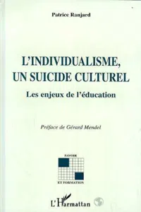 L'individualisme, un suicide culturel_cover