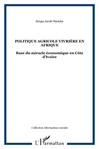 POLITIQUE AGRICOLE VIVRIÈRE EN AFRIQUE_cover