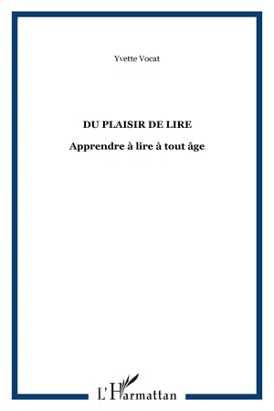 DU PLAISIR DE LIRE