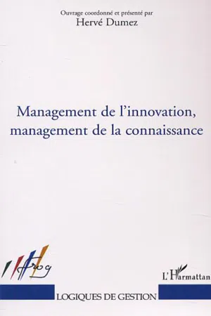 MANAGEMENT DE L'INNOVATION, MANAGEMENT DE LA CONNAISSANCE