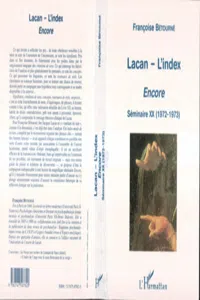 LACAN-L'INDEX : Encore - Séminaire X_cover