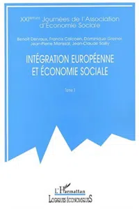 INTÉGRATION EUROPÉENNE ET ÉCONOMIE SOCIALE_cover