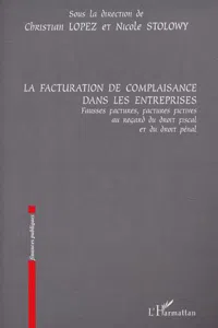 LA FACTURATION DE COMPLAISANCE DANS LES ENTREPRISES_cover