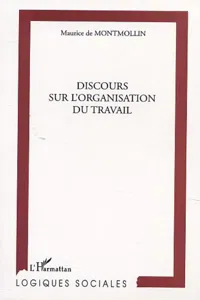 DISCOURS SUR L'ORGANISATION DU TRAVAIL_cover