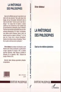 LA RHÉTORIQUE DES PHILOSOPHES_cover