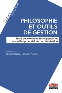 Philosophie et outils de gestion._cover