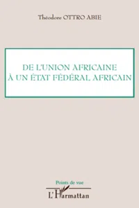 De l'Union africaine à un Etat fédéral africain_cover