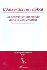 L'ASSERTION EN DÉBA_cover