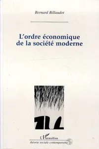 L'ordre économique des sociétés modernes_cover