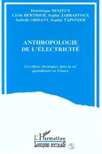 L'anthropologie de l'électricité_cover