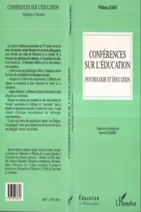 Conférences sur l'éducation_cover