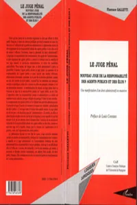 LE JUGE PÉNAL_cover