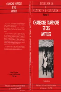 Chansons d'Afrique et des Antilles_cover