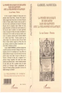 La pensée biologique de Descartes dans se rapports avec la p_cover