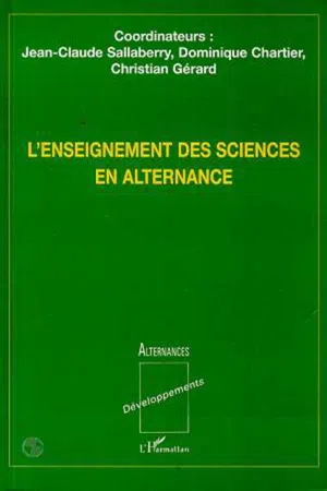 L'enseignementdes sciences en alternance