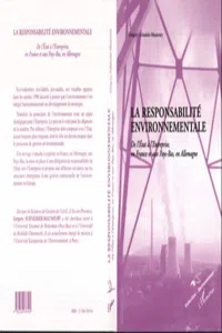 LA RESPONSABILITE ENVIRONNEMENTALE_cover