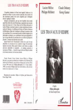 Les travaux d'Oedipe, d'après "Oedipe philosophe" de Jean-Joseph Goux