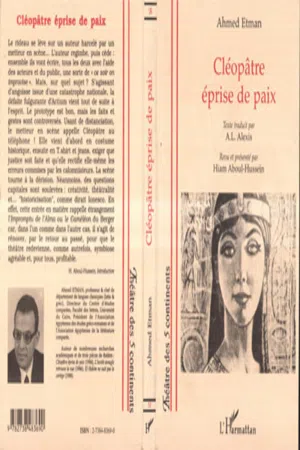 CLÉOPÂTRE ÉPRISE DE PAIX