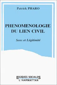 Phénoménologie du lien civil_cover