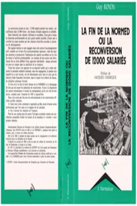 La fin de la Normed ou la reconversion de 12 000 salariés_cover