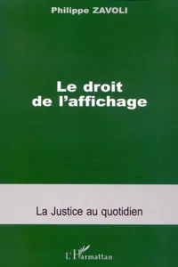 LE DROIT DE L'AFFICHAGE_cover