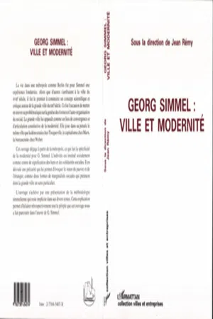 Georg Simmel : ville et modernité