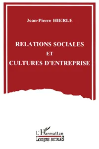 Relations sociales et cultures d'entreprise_cover