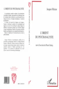 L'orient du psychanalyste_cover