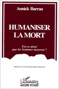 Humaniser la mort_cover