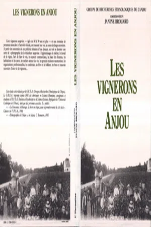 Les vignerons en Anjou (groupe de recherche ethnologique de l'Anjou)