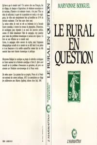 Le rural en question_cover