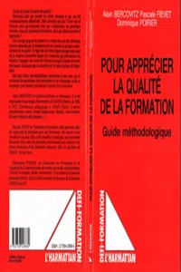 Pour apprécier la qualité de la formation_cover