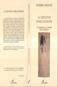 La tentative schellingienne_cover