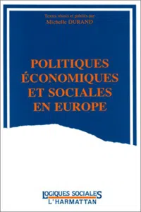 Politiques économiques et sociales en Europe_cover