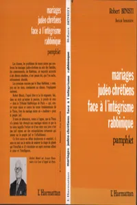 Mariages judéo-chrétiens face à l'intégrisme rabbinique_cover