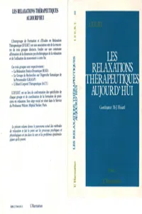 Les relaxations thérapeutiques aujourd'hui_cover