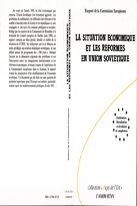 La situation économique et les réformes en Union Soviétique_cover