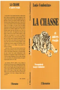 La chasse et autres essais_cover